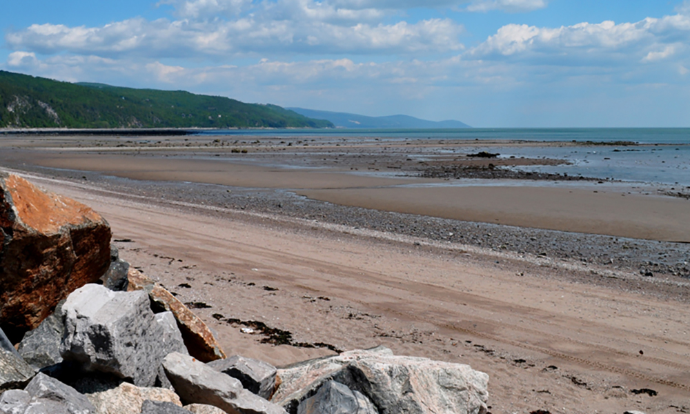 Beach view in Saint-Irénée